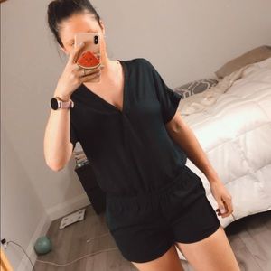 Black | Sheer Kenneth Cole shorts jumpsuit size xs